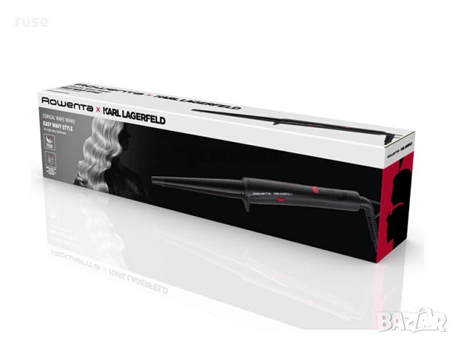 НОВИ! Маша за коса Rowenta x Karl Lagerfeld CF321L, снимка 8 - Маши за коса - 51467668