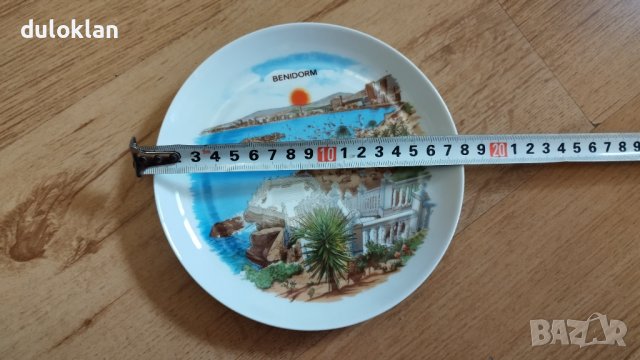 Красива порцеланова чиния от Бенидорм,Испания., снимка 2 - Други стоки за дома - 43834336