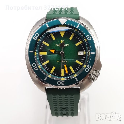 PARNSPRE автоматичен часовник за гмуркане, 300 M, стъкло сапфир, японски мехнизъм NH35A, снимка 12 - Мъжки - 40692719