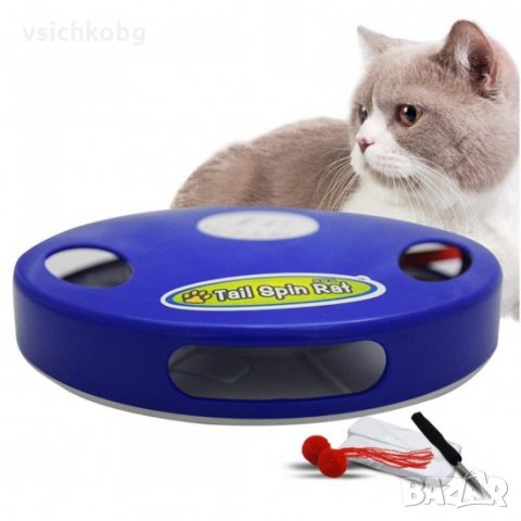 Интерактивна играчка за котки “Хвани опашката на мишката“ за домашният ви любимец, снимка 3 - Други - 33471339