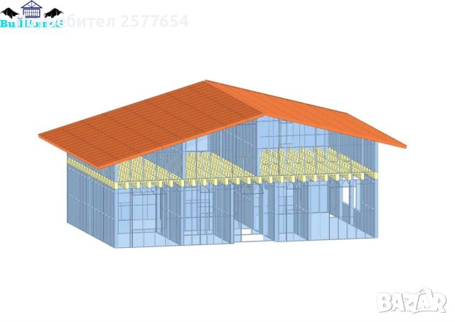 Къща,Бунгало,Преместваема къща,Сглобяеми къщи,Модулни,Жилищни-190м²