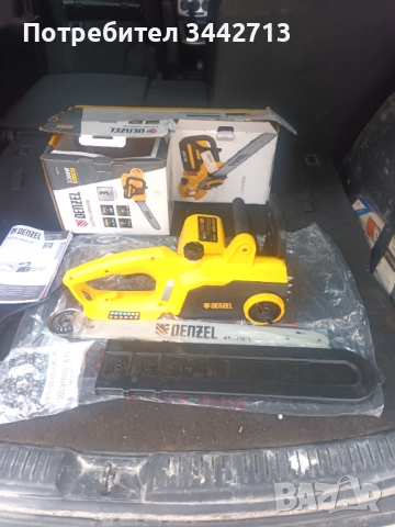 Продавам електрическа машина за дърва DENZEL, снимка 8 - Други инструменти - 51743498