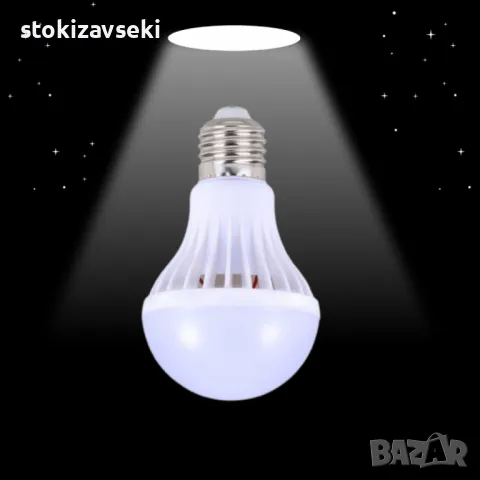 LED крушка E27 320LM 6400K 5W 12V, снимка 1 - Крушки - 49516376