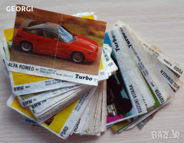 Картинки от дъвки Турбо и много други цели серии, снимка 8 - Колекции - 28442805