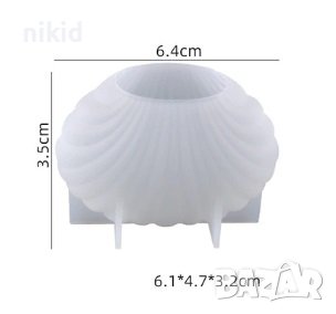 3d мида цяла силиконов молд форма смола фондан шоколад гипс сапун декор свещ, снимка 2 - Форми - 39299384