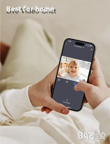 nooie Бебефон камера с аудио и специализирано безплатно приложение, снимка 4 - Бебефони - 48468830