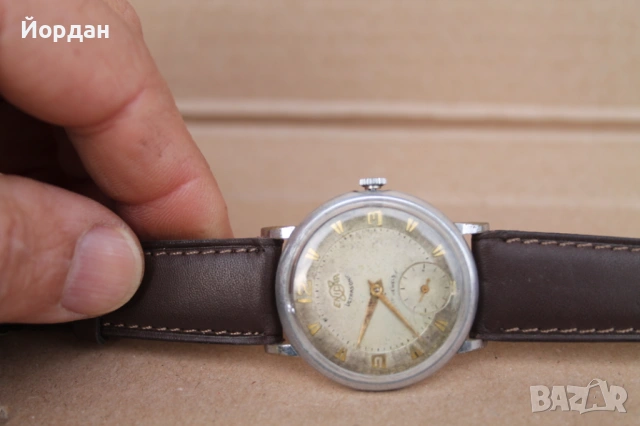 Швейцарски мъжки часовник ''Enicar" /калибър 1292 17 камъка/, снимка 9 - Мъжки - 53444647