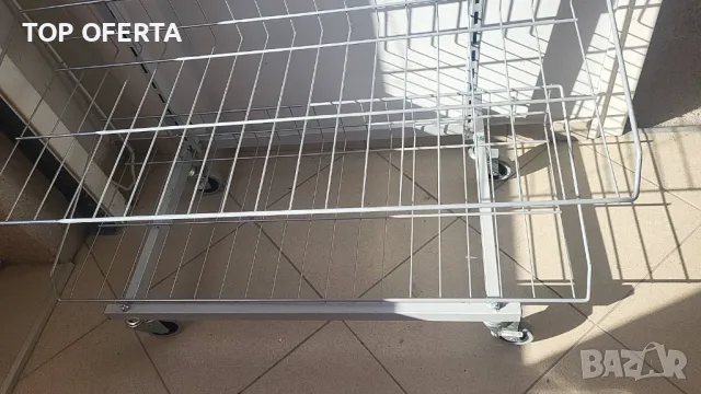 Стелаж подвижни кошници с лого 225 х 96 х 55 см, снимка 4 - Стелажи и щандове - 47866668