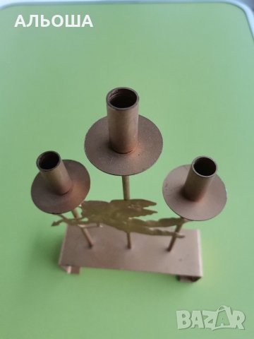 свещник с купидон , снимка 4 - Антикварни и старинни предмети - 34829585