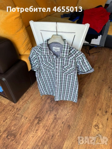 ПОДАРЯВАМ Мъжка готина риза с къс ръкав Аутоматик Automatic