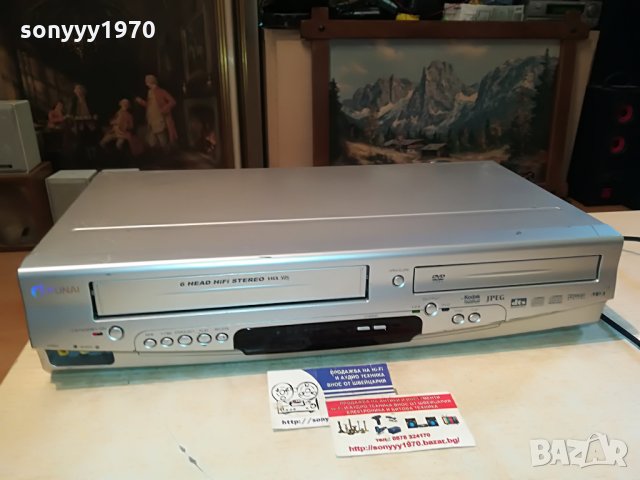 funai hifi stereo video 6 head+dvd 1507212017, снимка 5 - Плейъри, домашно кино, прожектори - 33532684