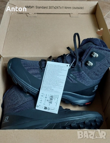 Дамски Непромокаеми Зимни Обувки 38 2/3 Salomon Outblast TsCswр black, снимка 3 - Дамски ежедневни обувки - 52181520