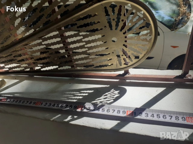 Невероятна барокова менсингова решетка за камина, снимка 4 - Антикварни и старинни предмети - 53307347