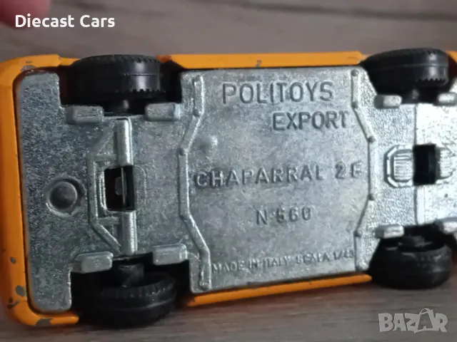 Porsche, Chaprral, Ghia, Lotus,Lancia, Iso Grifo, OSI Bisiluro, Polistil, Politoys 1:43, снимка 3 - Колекции - 50046915