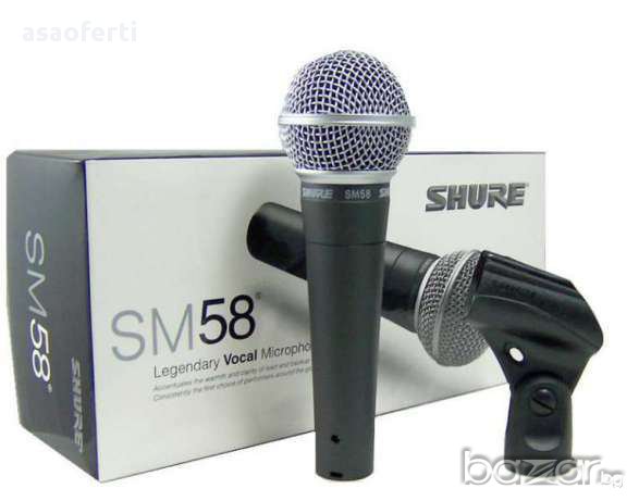 Микрофон SHURE SM58 , снимка 6 - Микрофони - 27072266