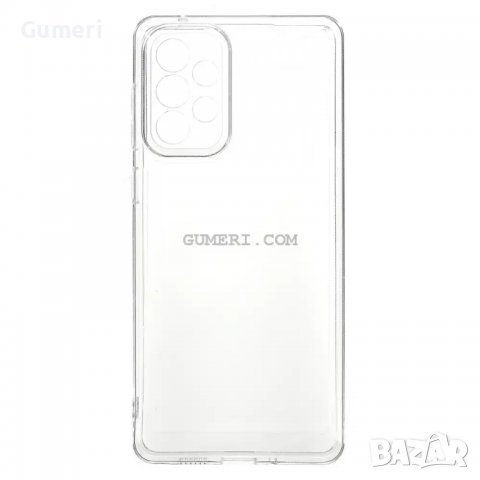 Samsung Galaxy A73 5G Силиконов Гръб Със Защита За Камерата - Прозрачен, снимка 1 - Калъфи, кейсове - 38416670