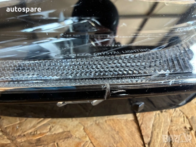 Ляв фар за Skoda Octavia 19-25 LED far Шкода Октавиа. 5E4 941 015А. Обурудван. , снимка 4 - Части - 53441908