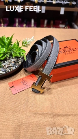 Hermes ⚜️ Естествена Кожа , снимка 12 - Колани - 53396578