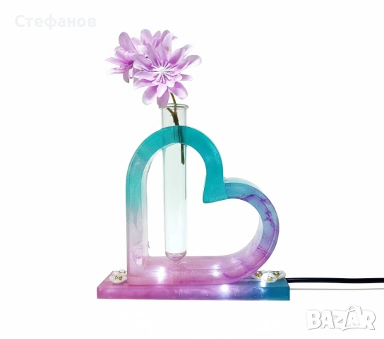 "Светещо сърце" - подходящ подарък за големи и малки  , снимка 3 - Декорация за дома - 53386447