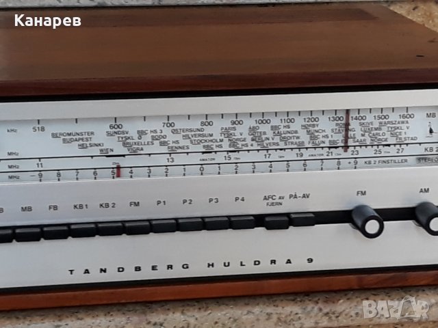TANDBERG HULDRA 9 лампов хибрид тунер-усилвател, снимка 12 - Ресийвъри, усилватели, смесителни пултове - 32716326