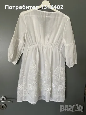 Памучна рокля туника размер S, снимка 5 - Рокли - 49515447