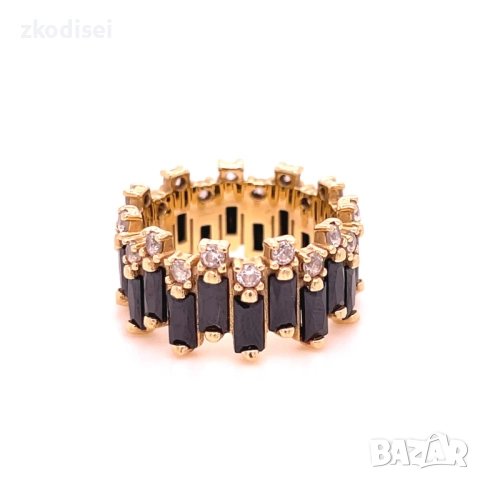 Златен дамски пръстен 8,13гр. размер:53 14кр. проба:585 модел:33829-3