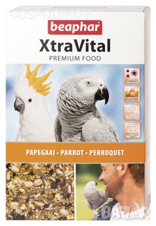 XtraVital - премиум храна за големи папагали, 1кг, снимка 1