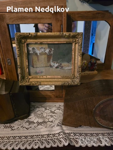 Продавам две стари рамки., снимка 3 - Антикварни и старинни предмети - 50475749