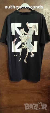 Off White pink&orange marker arrows Paskal skeleton arrows, снимка 3 - Тениски - 52692157