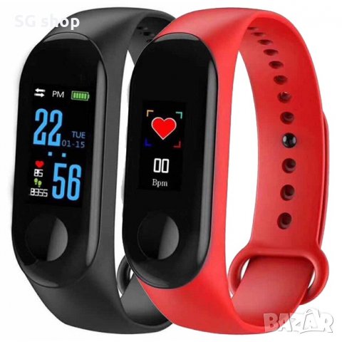 Фитнес смарт гривна Smart Band пулс кръвно налягане , Калории, Крачкомер, снимка 2 - Смарт гривни - 26472442
