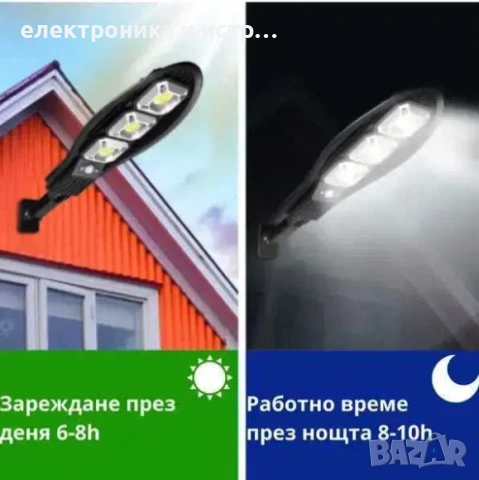 Соларна LED лед лампа 1200W модел LL-003 , снимка 5 - Соларни лампи - 53163633