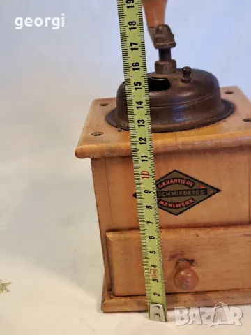 ретро дървена мелница за кафе Mahlwerk  24/1, снимка 6 - Декорация за дома - 49411255