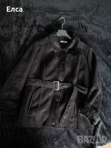 Кожено палто, снимка 7 - Палта, манта - 51951556