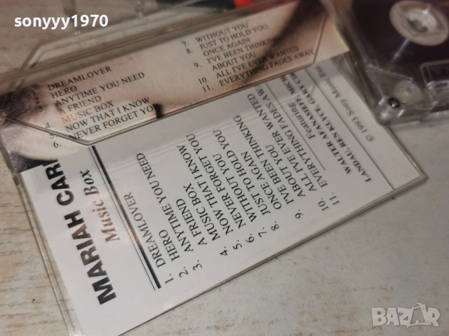 mariah carey 2701261028, снимка 12 - Аудио касети - 53241587