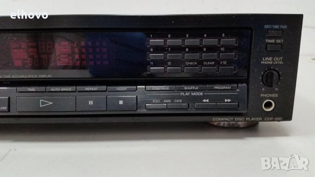 CD player SONY CDP-690, снимка 6 - MP3 и MP4 плеъри - 28253715