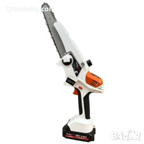 Акумулаторна Безчеткова резачка с омасляване + Акумулаторен тример с 4 батерии и 9 подаръка, снимка 7 - Други инструменти - 52107890