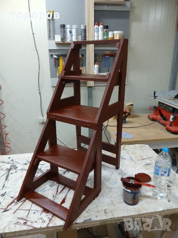  Стол-стълба , снимка 3 - Столове - 53217463