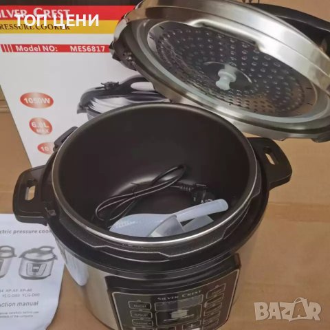 Мултикукър 10 в 1 Готвене Под Налягане 6L 1000W Silver Crest, снимка 2 - Мултикукъри - 43282169