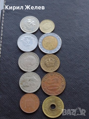 Лот монети от цял свят 10 броя ЮГОСЛАВИЯ,ФРГ, ИТАЛИЯ ЗА КОЛЕКЦИЯ ДЕКОРАЦИЯ 30540