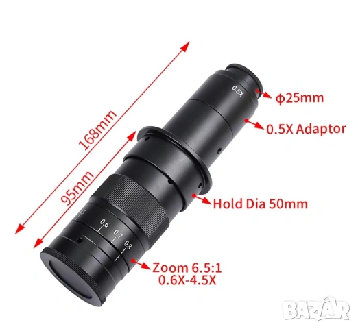 4K 60FPS 1K 60FPS дигитална камера комплект IMX678 CCD HDMI USB индустриална 4K камера за микроскоп, снимка 7 - Камери - 53057144