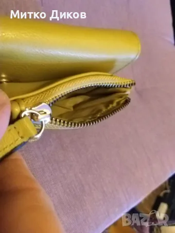 Марково дамско кожено  портмоне две части 115х90мм ново, снимка 5 - Портфейли, портмонета - 48452622
