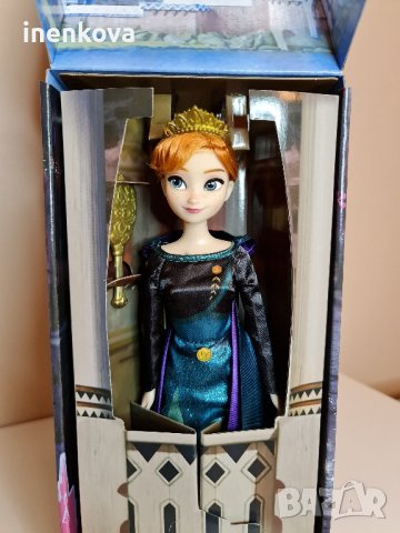 Оригинална кукла Анна - Замръзналото кралство - Дисни Стор Disney Store , снимка 4 - Кукли - 26609318