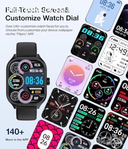Нов Интелигентен Смарт часовник за мъже, жени Подарък, снимка 9 - Смарт гривни - 43098550
