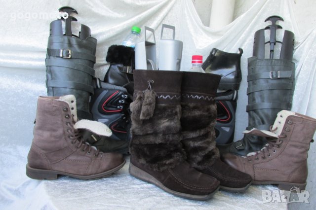 АПРЕСКИ, топли кафяви боти, апрески, кубинки, ботуши, 38,естествена кожа - велур + топла подплата, снимка 6 - Дамски ботуши - 33415632