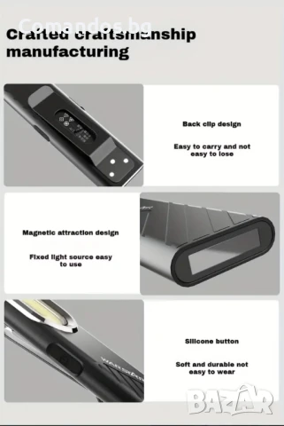 фенер Warstar 600 лумена (Black) , снимка 5 - Екипировка - 51282197