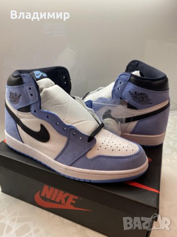 Jordan 1 Retro High "University Blue" Дамски/Мъжки Кецове 36-48EUR