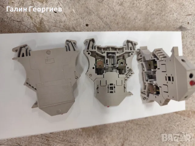 Редова клема за DIN шина предпазител с LED индикация, снимка 3 - Други машини и части - 48987126