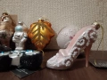 Уникални и красиви стъклени играчки за елха., снимка 6
