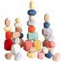 Montessori Wooden Stones 36 бр. Дървени Камъчета Монтесори за баланс / НОВО!, снимка 3