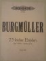 Burgmüller - 25 liechte Etüden - Opus 100 (Ruthardt) - Edition Peters 